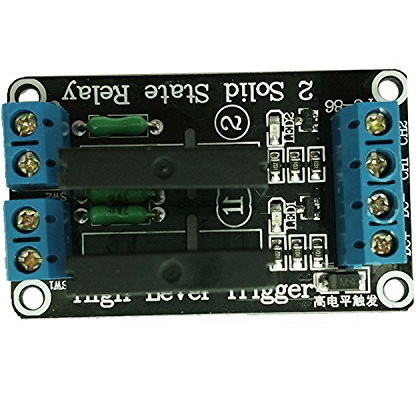 Relay card, solid state relay - 2 channel, 5V