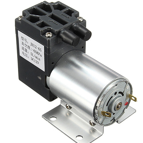 Miniature Diaphragm Vacuum Pump - 12V DC, 3W