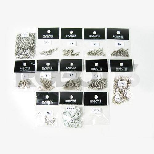 Set di dadi e bulloni ROBOTIS BNS-10