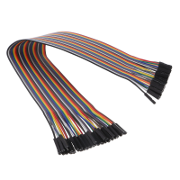 40 piezas de cable de protoboard hembra/hembra (30 cm) 40 piezas de cable de protoboard hembra/hembra (30 cm)