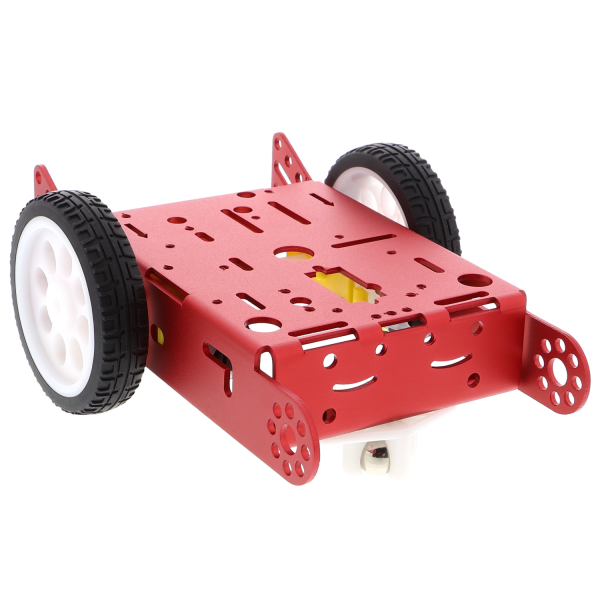 Chassis aluminum with two gear motors, 5V for Arduino
