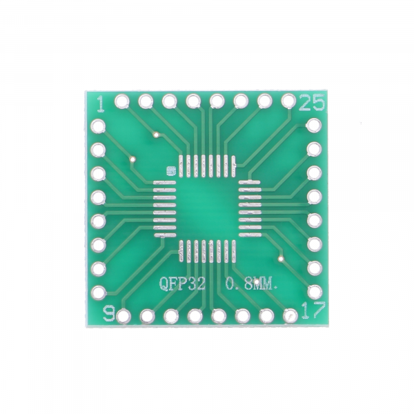 SSOP32 / QFP32 auf DIP32 Adapterplatine – SMD-zu-DIP Breakout für Breadboard & Prototyping