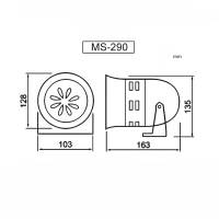 Anteprima: MS290 Sirena motorizzata - 120db Anteprima: MS290 Sirena motorizzata - 120db
