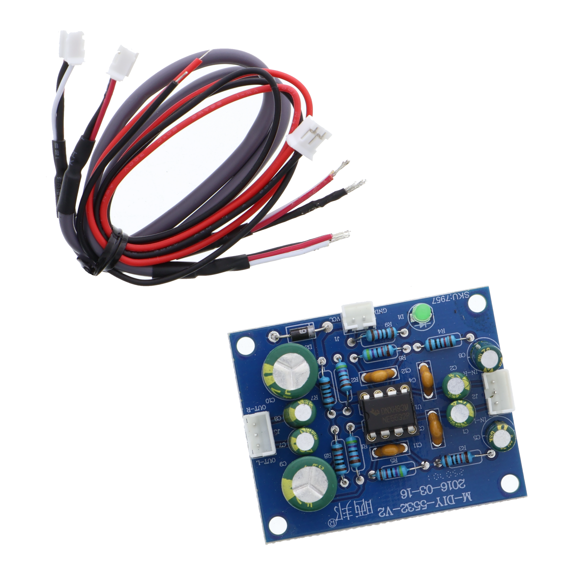 10x NE5532 Vorverstärker Module - Dual Channel OP Verstärker 12-30V - 5-fache Verstärkung