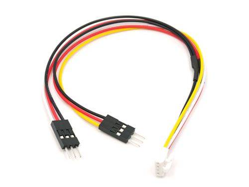 Grove - Cable for servo, 4P plug Grove HY-2.0 to 3P socket (set of 5)