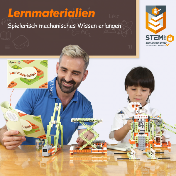 Apitor Robot E - 14-in-1 motorisierter mechanischer Bildungsroboter