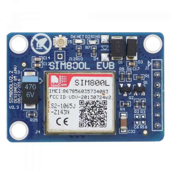 SIM800L V2.0 5V Wireless GSM/GPRS Modul - Quad-Band, mit Antenne M105