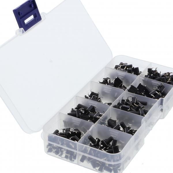 Drukknop assortiment 10x20 stuks 6mm basis