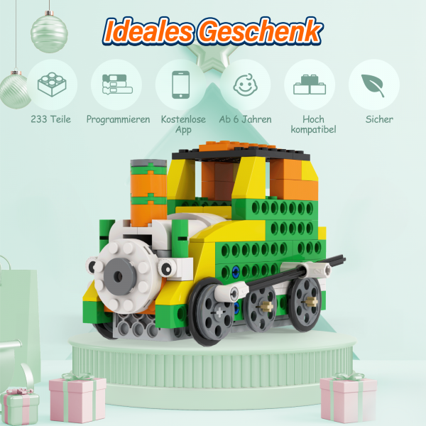 Apitor Robot Q Kit de robot d'apprentissage 20-en-1 pour débutants