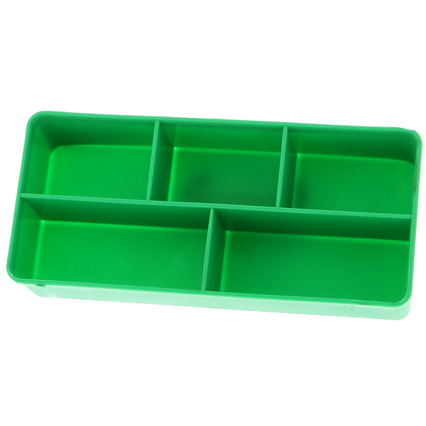 Single sorting tray for plastic sorting box