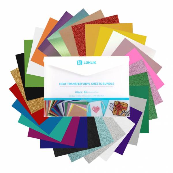 LOKLiK Wärmetransfer-Vinyl Bundle (A4)