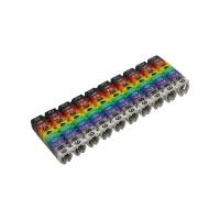 Pinzas marcadoras de cables 150 piezas, números 0-9 para varios diámetros Pinzas marcadoras de cables 150 piezas, números 0-9 para varios diámetros