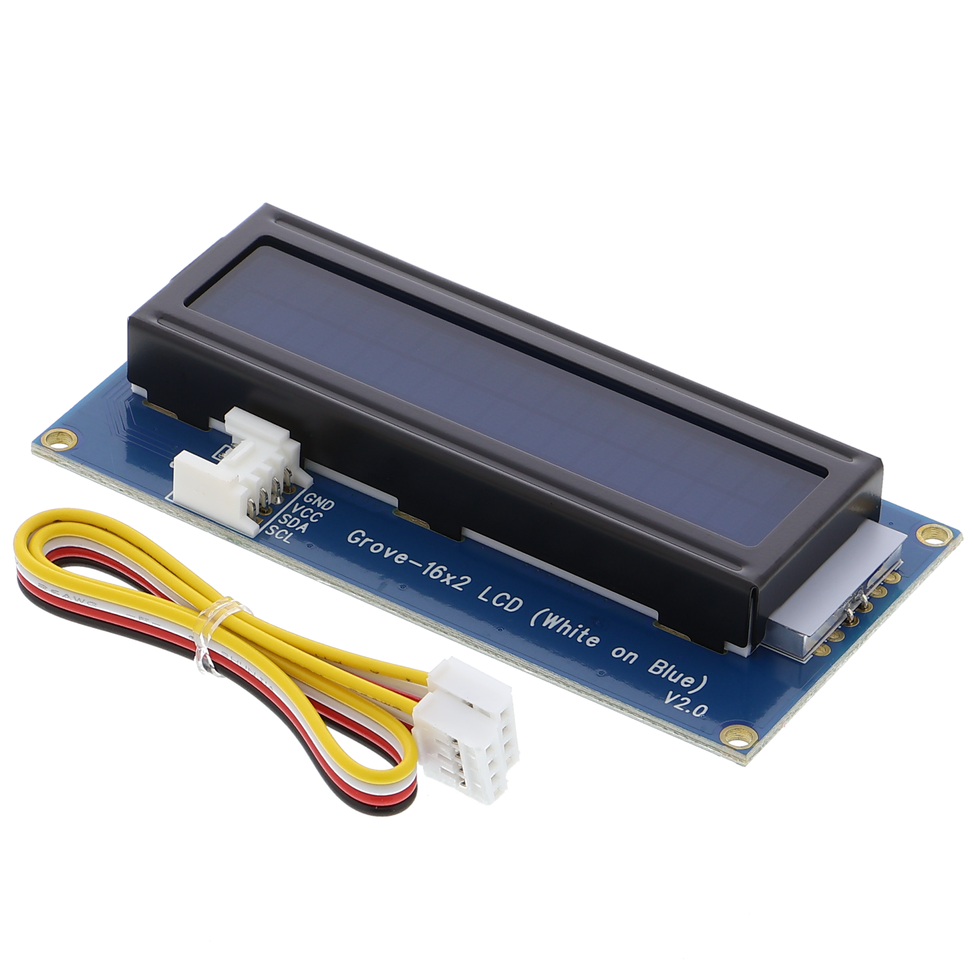 Grove - LCD 16x2 (white on blue) buy cheap online | Funduinoshop