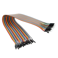 40 Stück Breadboardkabel männlich/weiblich (30cm)