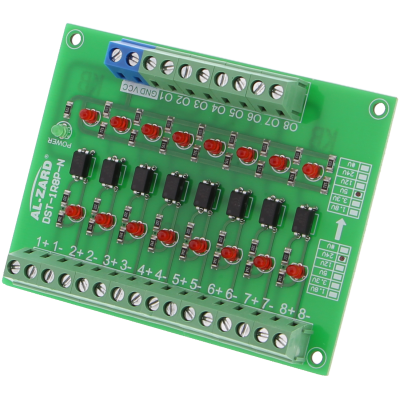 Optocoupleur 8 Canaux 12V à 3.3V - Module Isolateur Optique Pour Microcontrôleur