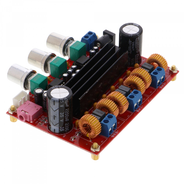 Carte d'amplification audio numérique TPA3116D2, DC12V-24V, 2,1 canaux, 2x50W+100W (subwoofer)