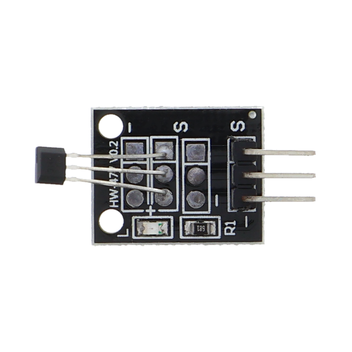 Capteur Hall Rotatif Angle 360° - Sortie 0-5V, Haute Précision 0,088°, 12 Bits