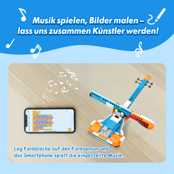 Apitor Robot X - Kit de robot d'apprentissage avancé 12 en 1