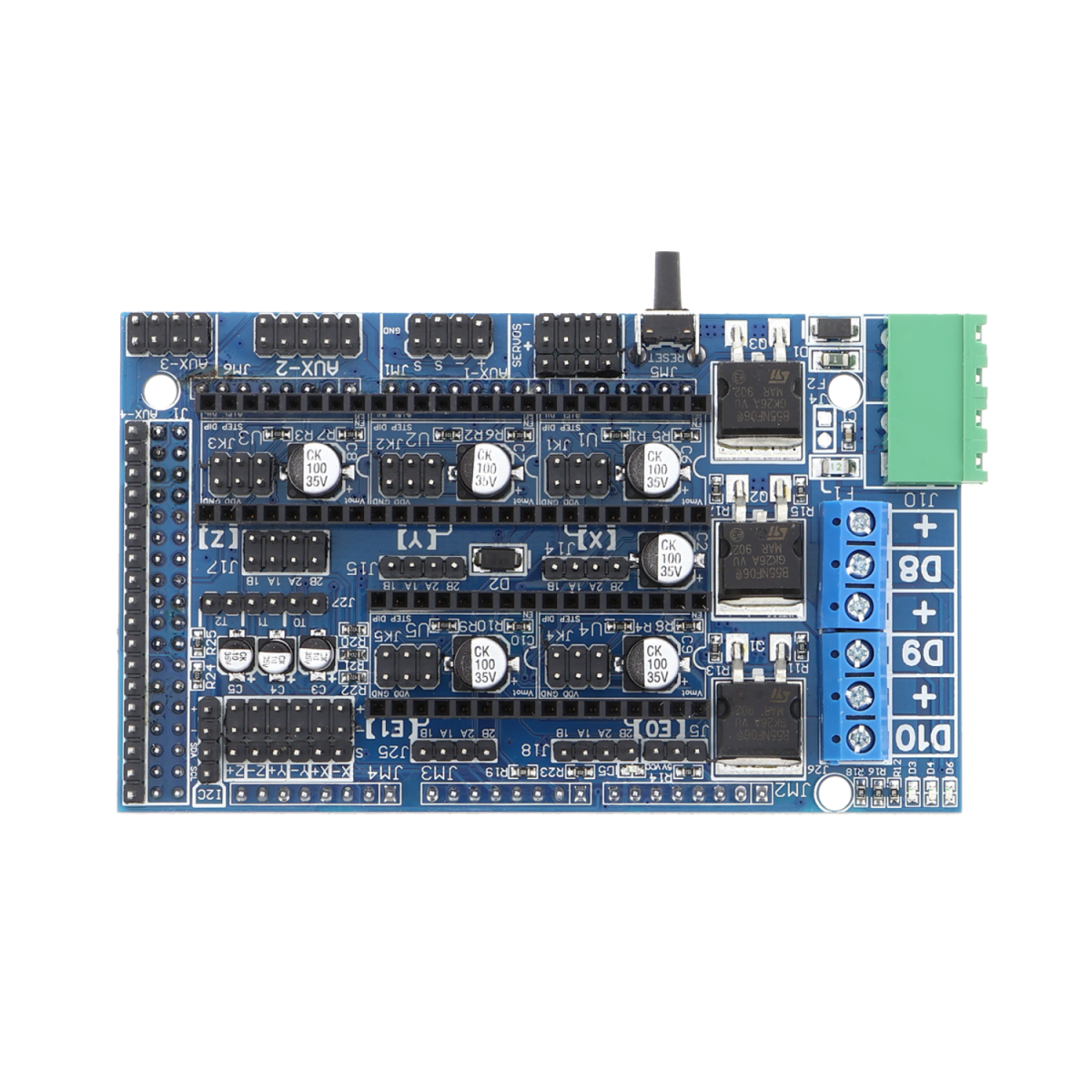 Kit Imprimante 3D Arduino Mega 2560 R3 + RAMPS 1.4 + 5 DRV8825 + 6 Endstops