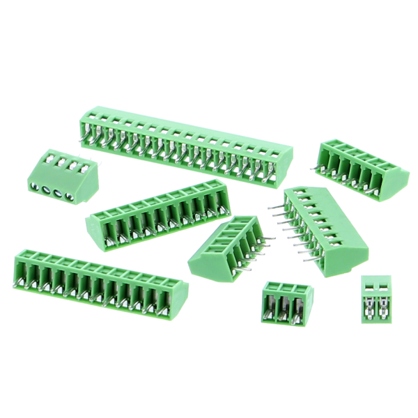 20 st. aansluitblok met schroefaansluiting - 2,54mm