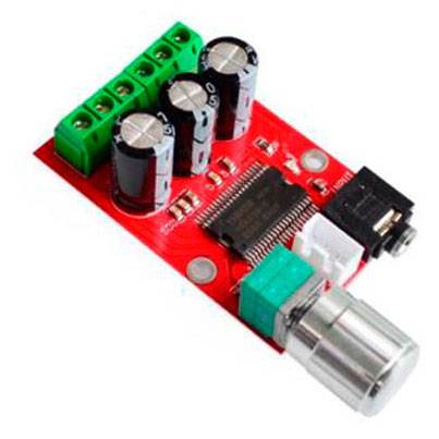 Digital stereo audio amplifier 12V (YDA138-E) 8W - 12W