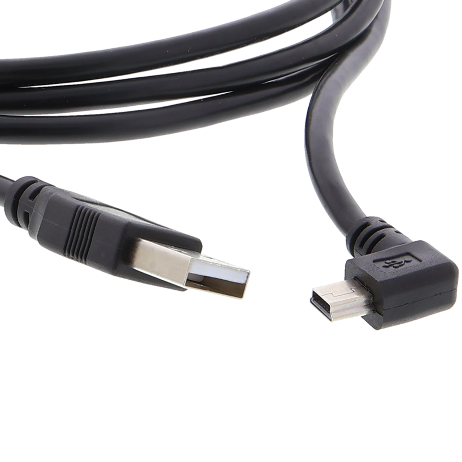 Mini USB Winkelstecker Daten- Und Ladekabel | 90° Gewinkelt | 10 Cm