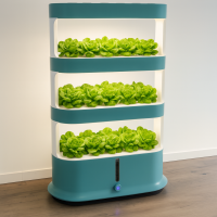 Indoor-Pflanzsystem mit 64 Pflanzlöchern - Hydroponischer Pflanzenaufzuchtturm mit Rollen Indoor-Pflanzsystem mit 64 Pflanzlöchern - Hydroponischer Pflanzenaufzuchtturm mit Rollen