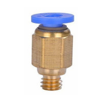 Push fitting for 1.75mm filament, M6, 4mm tube - Creality, Funduino Pro Push fitting for 1.75mm filament, M6, 4mm tube - Creality, Funduino Pro