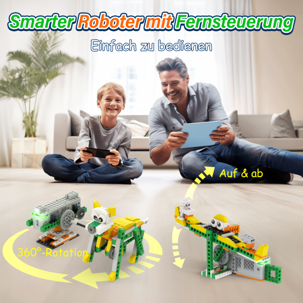 Apitor Robot Q Kit de robot d'apprentissage 20-en-1 pour débutants