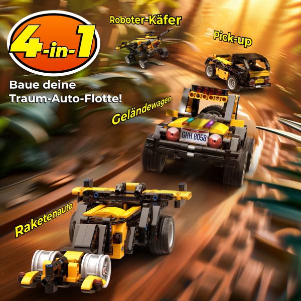 Apitor Robot R - 4-in-1-Codierungs-Roboter-Kit für Einsteiger