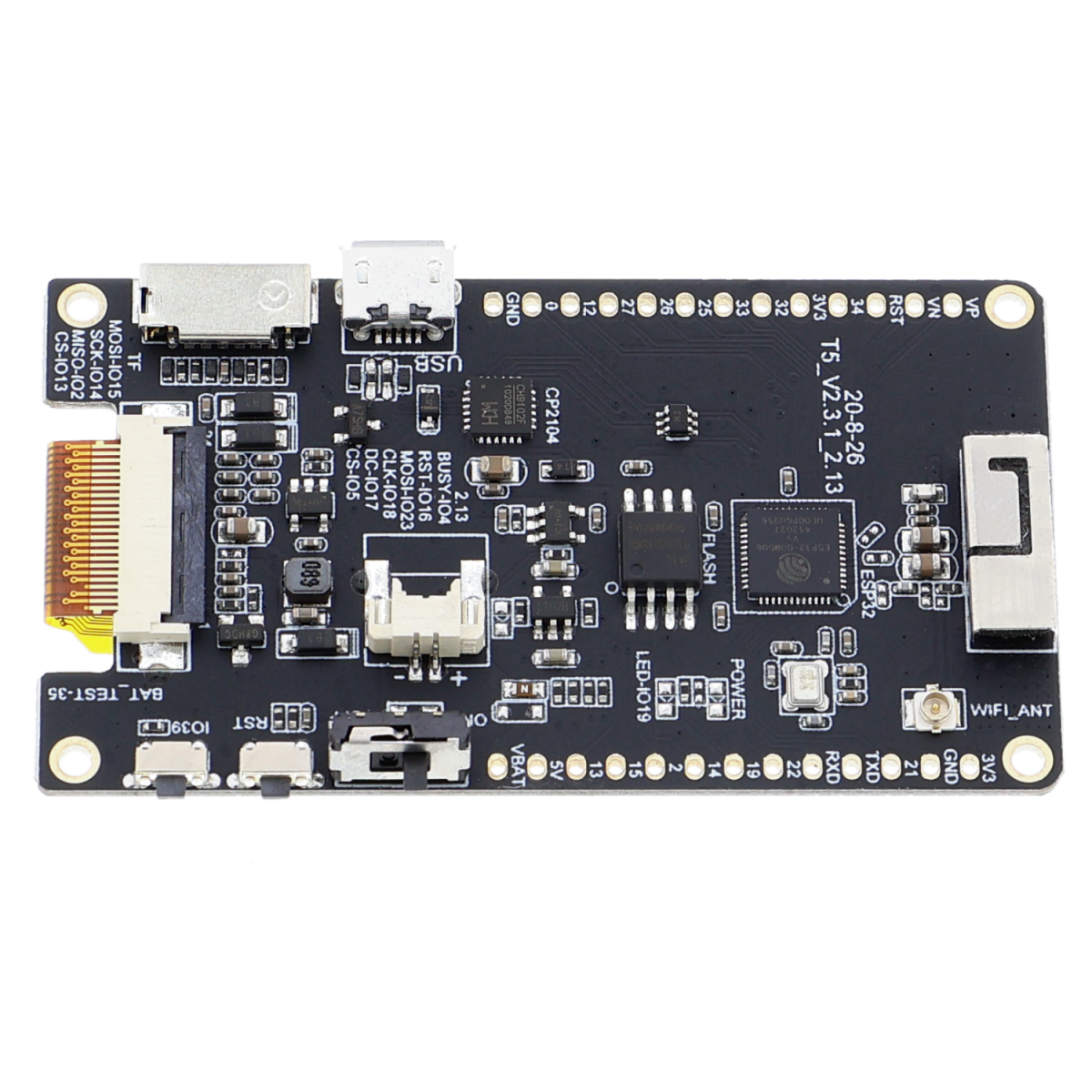 Vente Module Sans Fil LILYGO ® T3S3 E-Paper ESP32-S3 LoRa SX1262 SX1280 Avec écr
