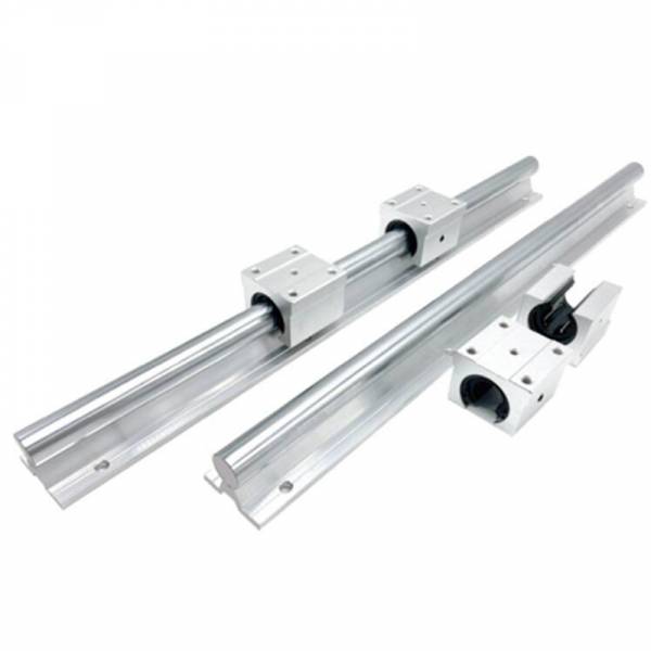 Linear guide rail 2pcs. + 4 blocks (SBR12) - 600mm / 800mm