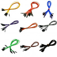 10 unid. Cable para placas de circuito impreso - m/m, m/f, w/w - colores surtidos, varias longitudes 10 unid. Cable para placas de circuito impreso - m/m, m/f, w/w - colores surtidos, varias longitudes