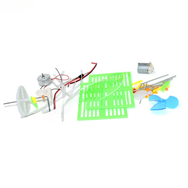 Hand crank generator with fan / propeller - Kit