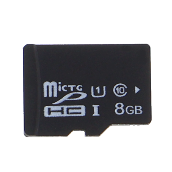 Carte mémoire MicroSD 8 Go - carte budget pour l'impression 3D