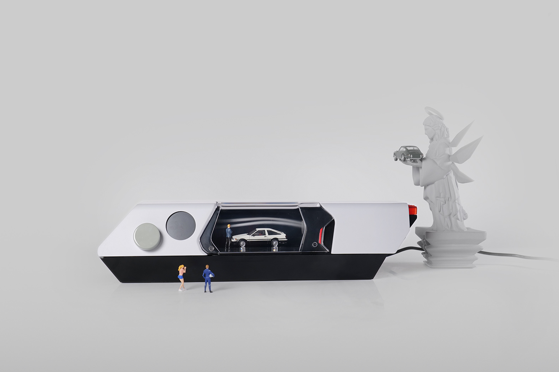 Windsible in setup from the side