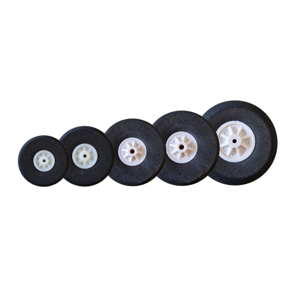 RC airplane sponge wheels / sponge tires - different sizes