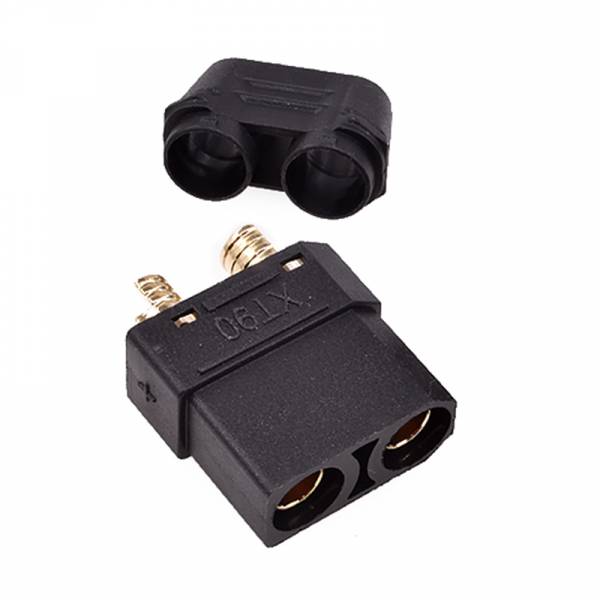 Connecteur XT90H-F avec cosse à souder et couvercle