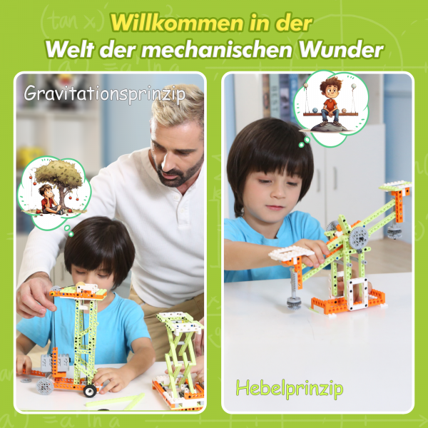 Apitor Robot E - 14-in-1 motorisierter mechanischer Bildungsroboter