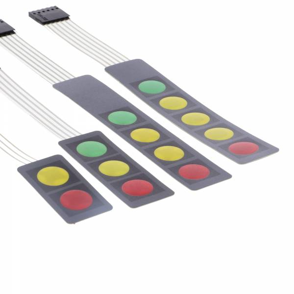 Tastiera "a semaforo", multicolore - diverse versioni