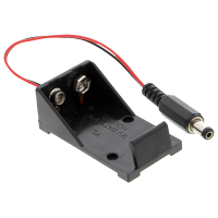 Batteriefach - 1x 9V-Blockbatterie, kompakt ohne Stecker Batteriefach - 1x 9V-Blockbatterie, kompakt ohne Stecker