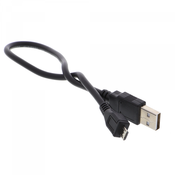 Micro-USB Kabel auf USB-A - 30cm, schwarz
