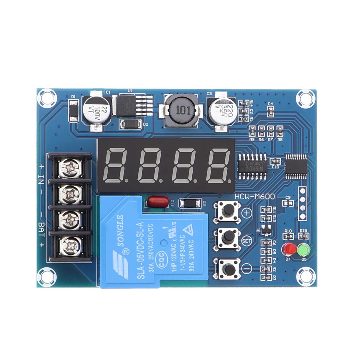 thumbnail image 2 of LED 6-60V 30A Battery Automatic Charging Controller – Charger Module Relay Switch 2 of 5