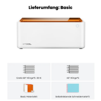 Voorbeeld: XTool M1 10W hybride laser met snijplotter Voorbeeld: XTool M1 10W hybride laser met snijplotter
