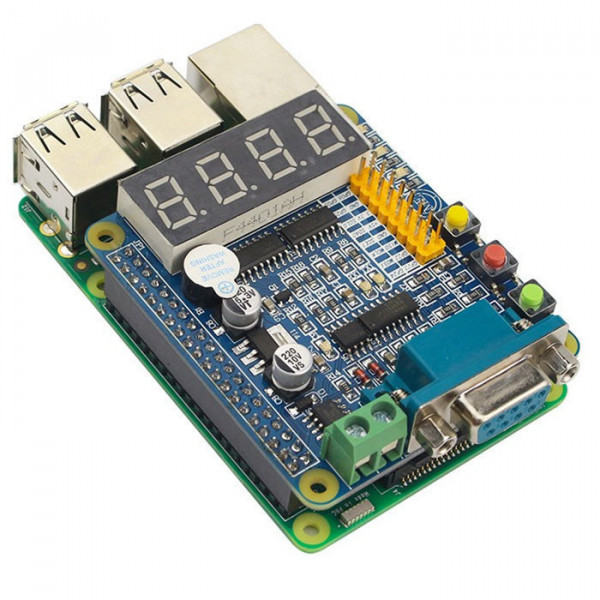 Raspberry Pi Erweiterungsboard mit 7-Segment-LED