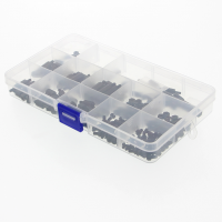 Kunststoff M2,5 Schrauben & Abstandshalter 6-20mm Kit, 210-teilig Kunststoff M2,5 Schrauben & Abstandshalter 6-20mm Kit, 210-teilig