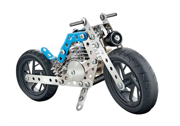 Metalen bouwpakket mini motor chopper