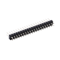 Conector macho - 2*20 patillas, paso de 2,54 mm, negro Conector macho - 2*20 patillas, paso de 2,54 mm, negro