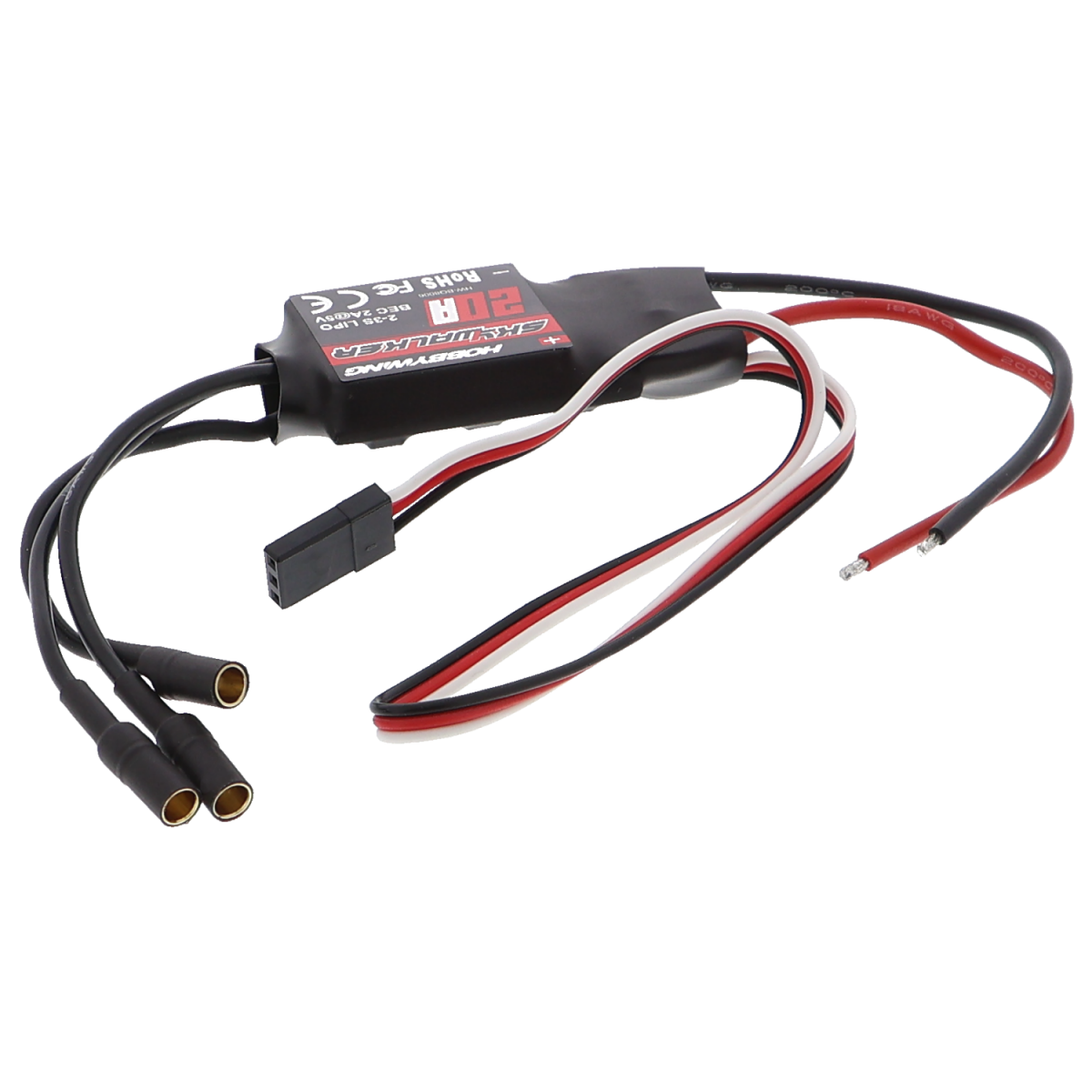 ESC Skywing 200A Brushless Con BEC 5V/3A – Per Aereo RC Ad Ala Fissa