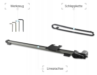 Vista previa: Kit de guías de deslizamiento - Eje lineal para DOBOT Vista previa: Kit de guías de deslizamiento - Eje lineal para DOBOT